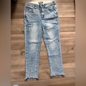 Democracy Light Blue Ankle & Cropped Jeans